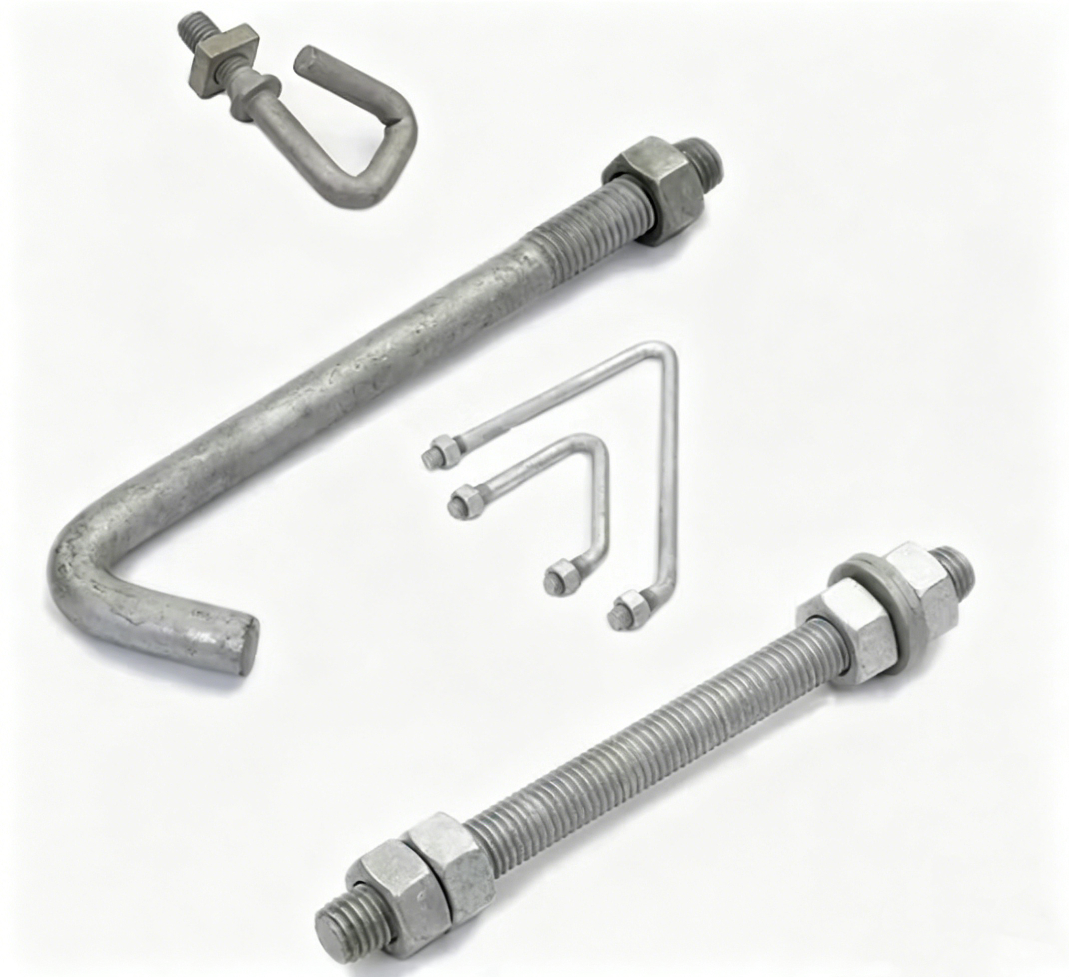 Hot-Dip Galvanized U-Bolt and V-Bolt